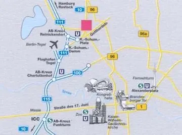 ホテル Dorint Airport-hotel Berlin-tegel